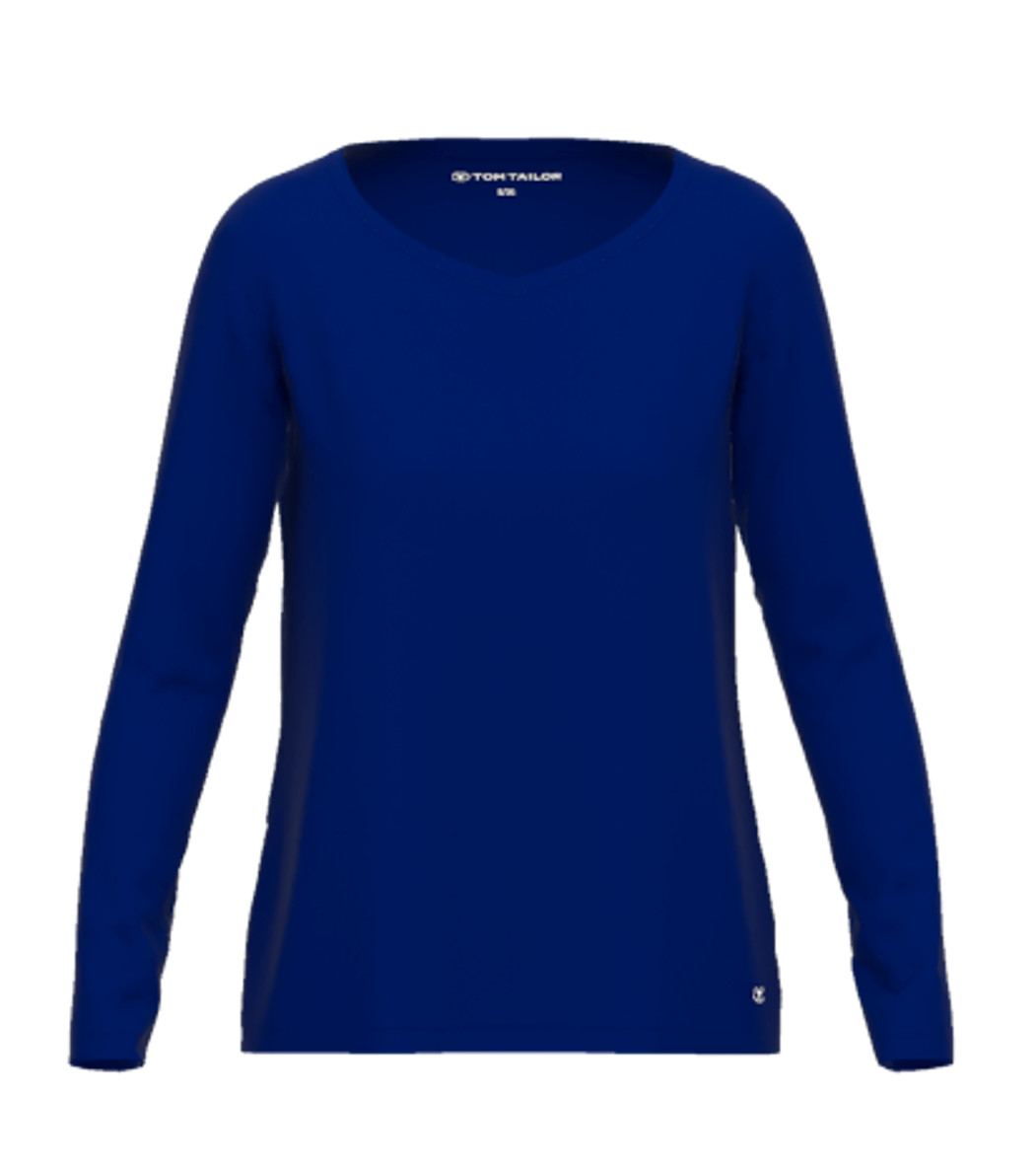 TOM TAILOR Mädchen Longsleeve - Eng Anliegendes Ripp-Stretch Shirt Für Teens & Kids