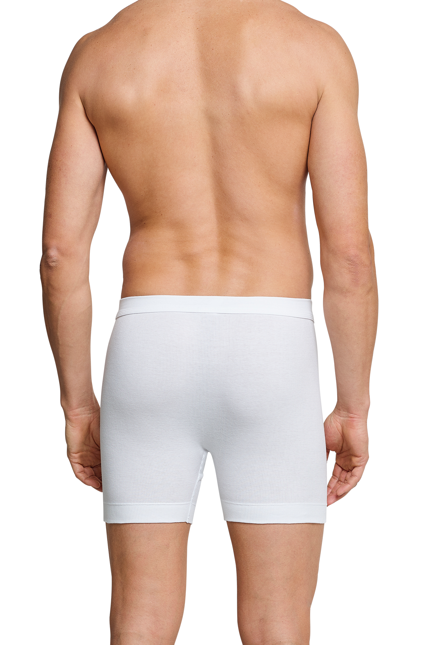 Schiesser Essentials Doppelripp Herren Hose kurz