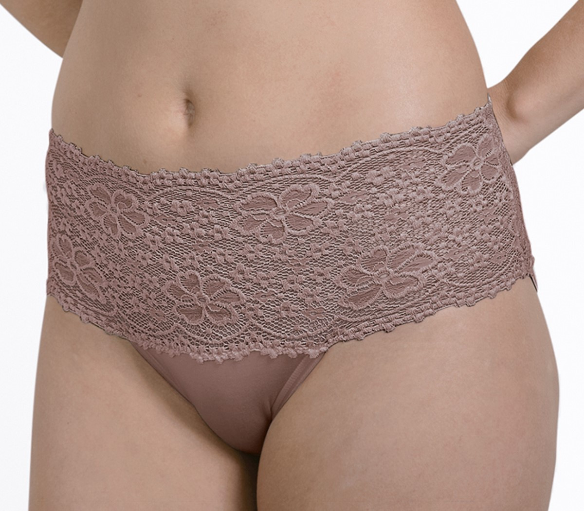 Nina von C. Serie Millefleurs Damen Taillenslip muskat