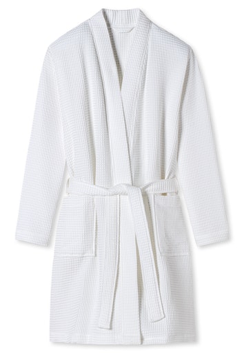 Schiesser Damen Bademantel Waffelpiqué