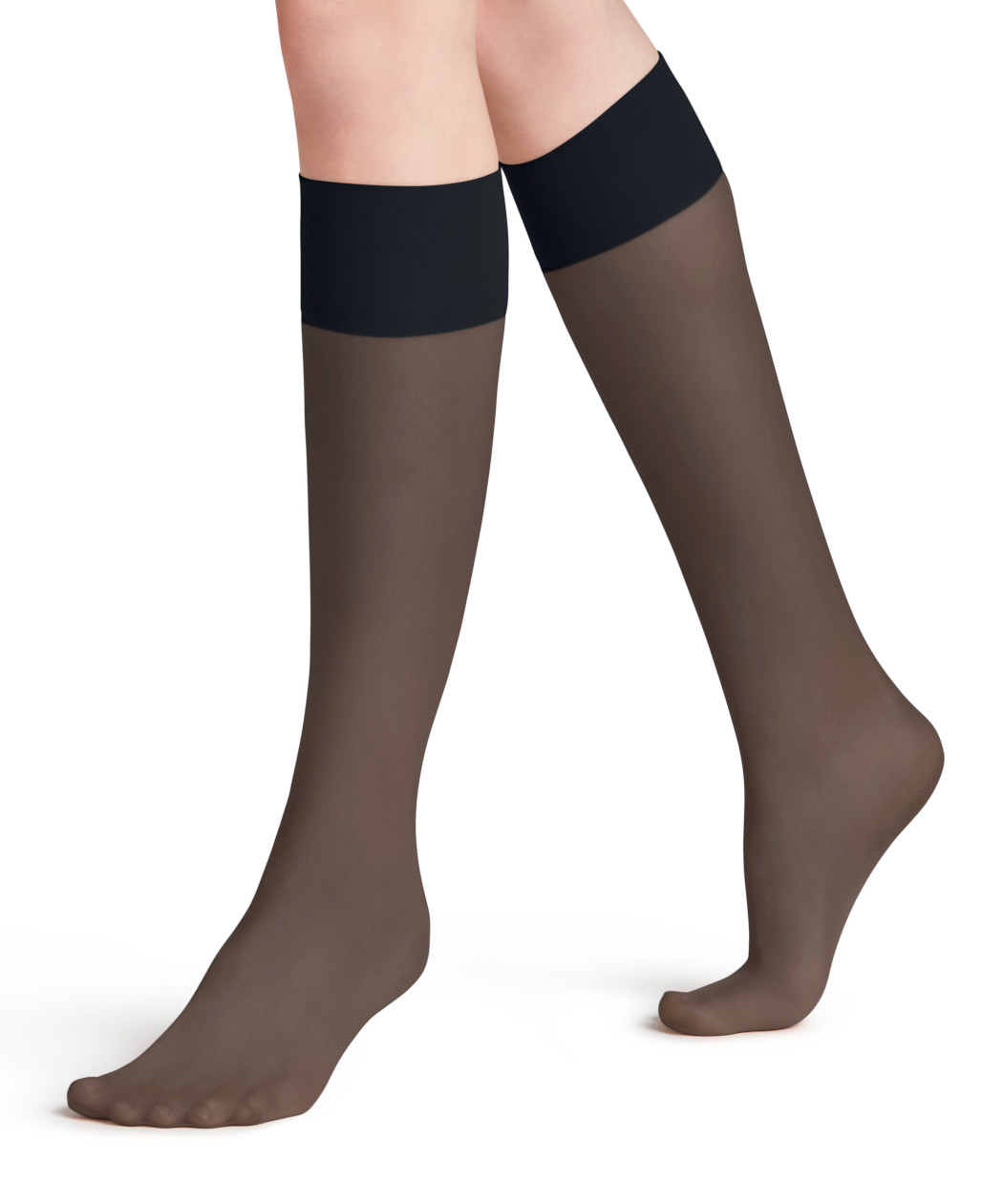 2er Pack Falke Pure Matt 20 DEN Damen Kniestrumpf