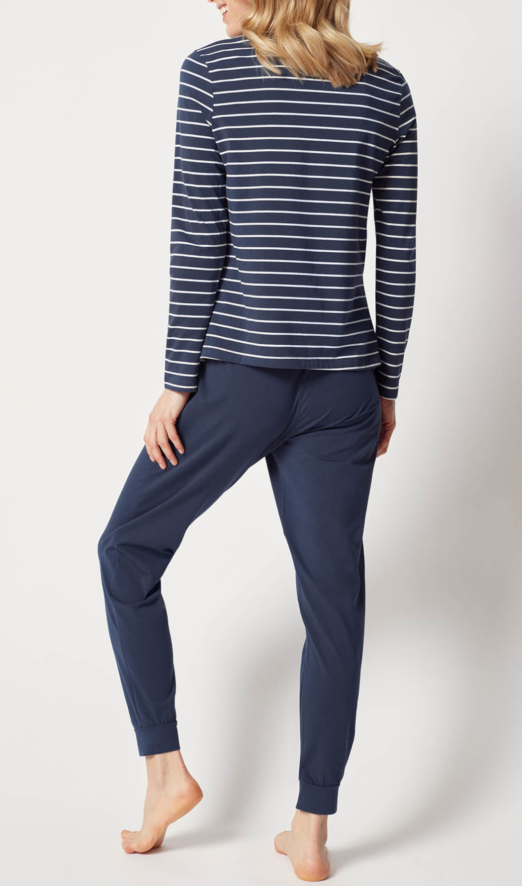 Huber Night Basic Selection Damen Pyjama lang