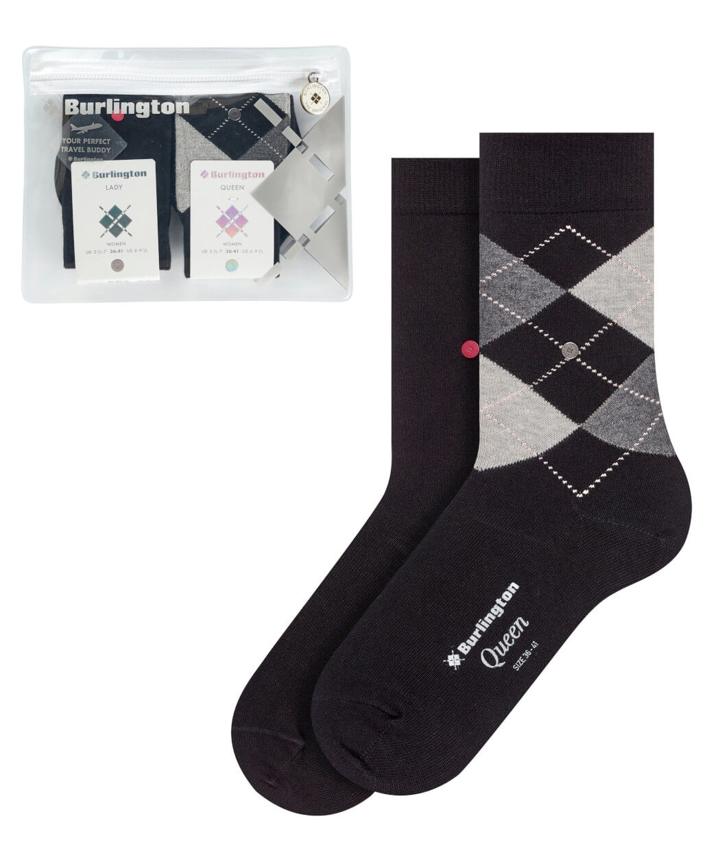 Burlington Travel Pouch Damen Socken Geschenkset