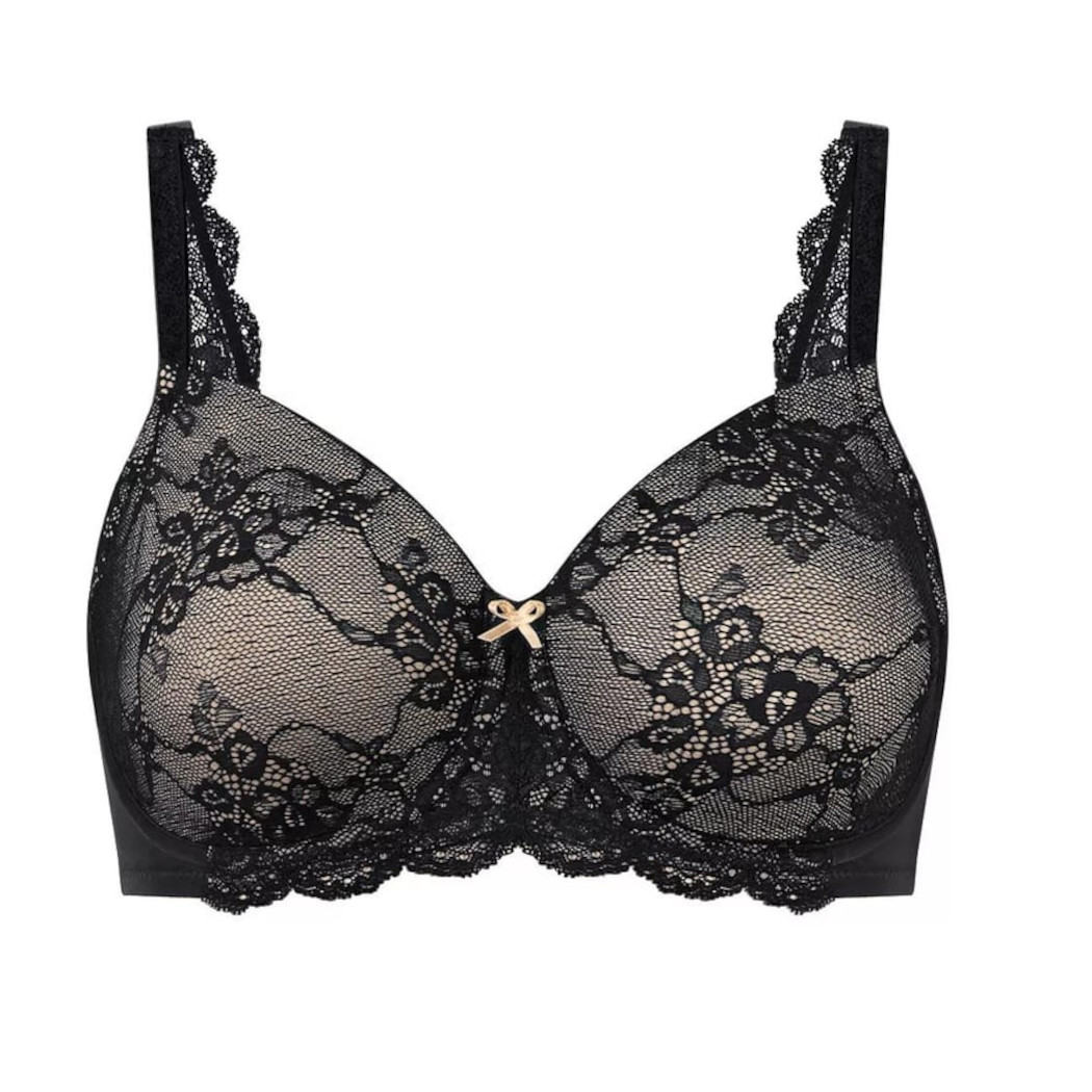 Triumph Shape Contouring Sensation Reggiseno Con Pizzo Floreale 3D – Taglie Forti (fino A 95G) In Confezione Doppia