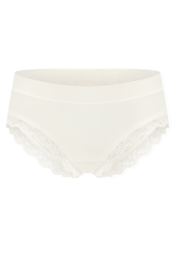 Schiesser Unique Cotton Damen Brazilian mit Spitze