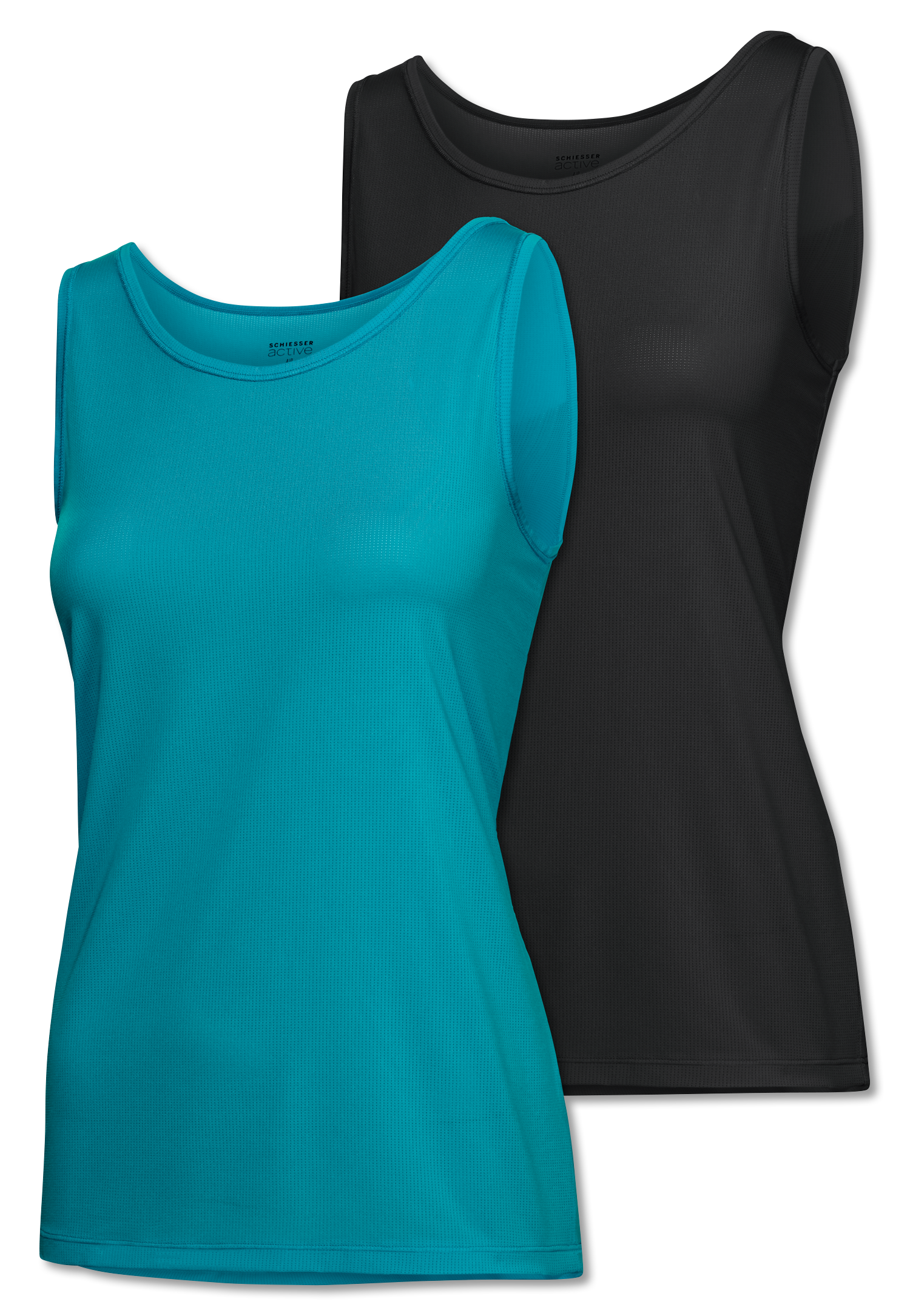 2er Pack Schiesser Active Damen Tops