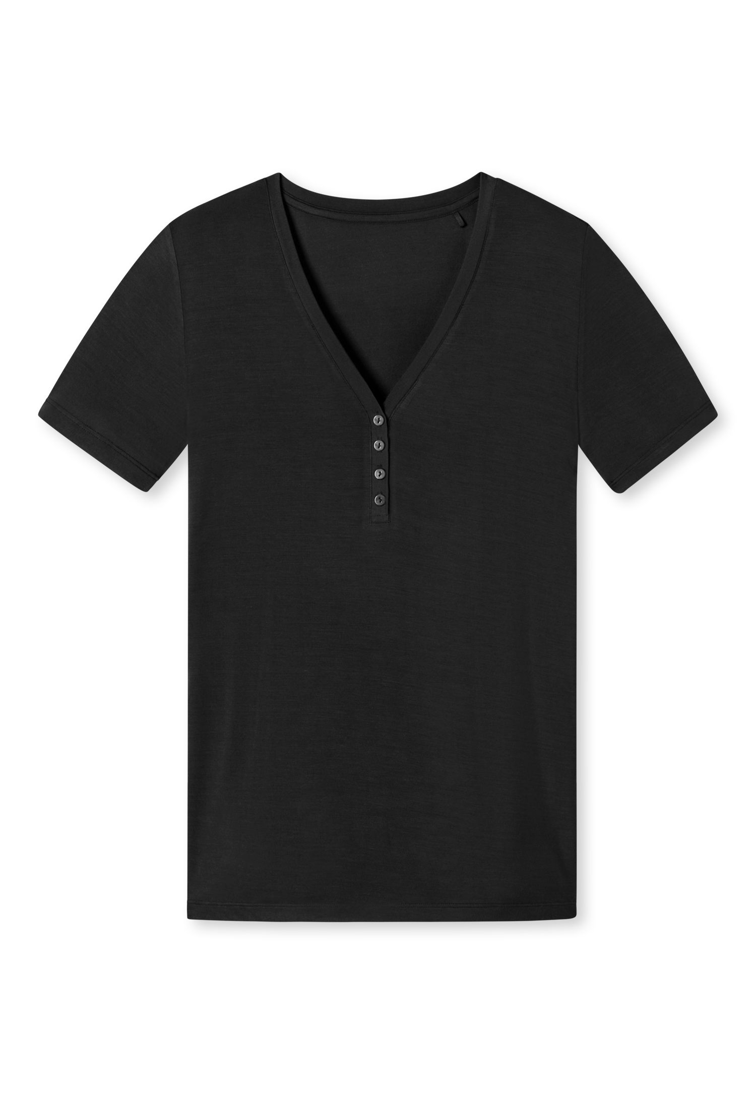 Schiesser Mix+Relax Damen Shirt mit Knopfleiste