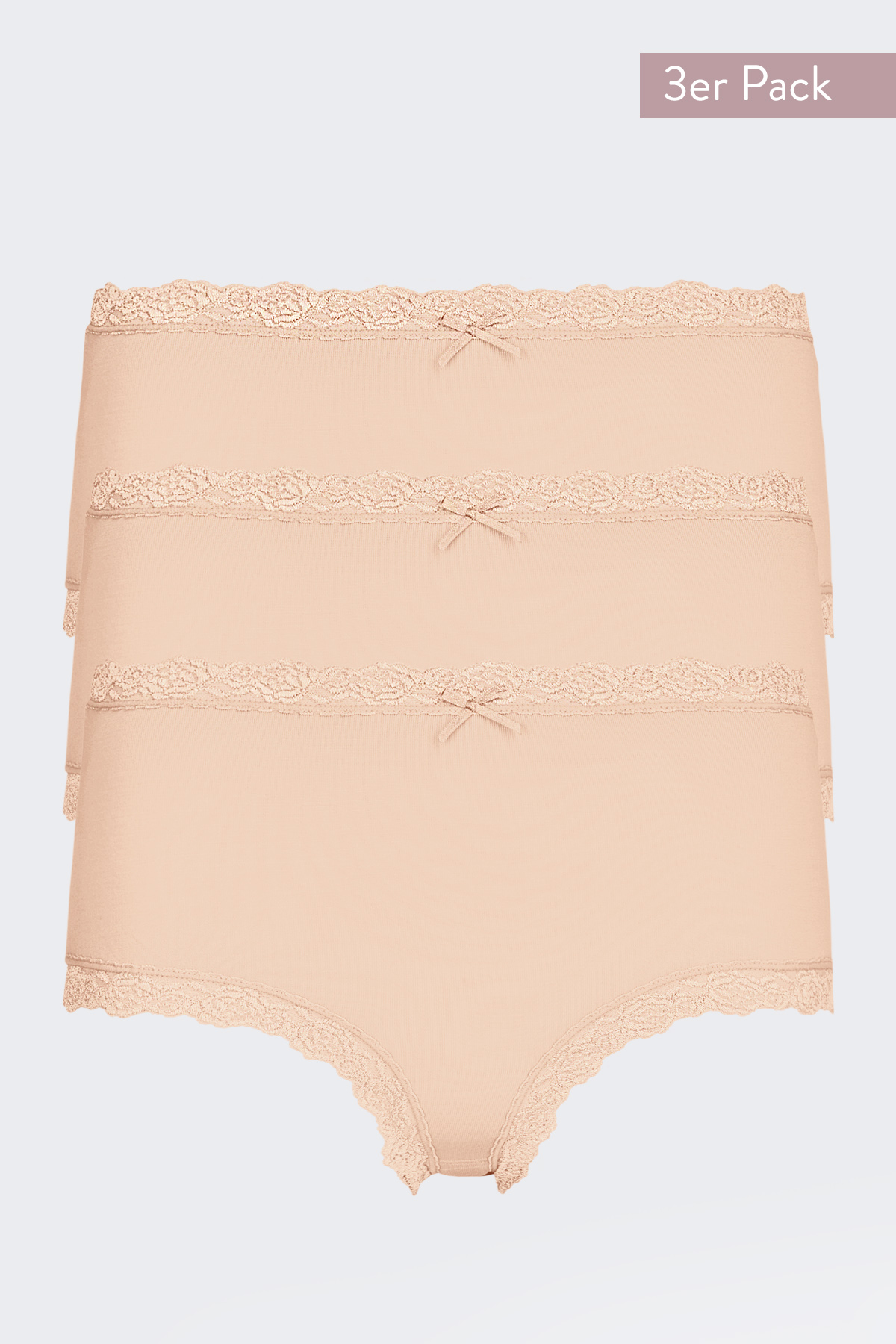 3er-Pack Nina von C. Damen Taillenslip 