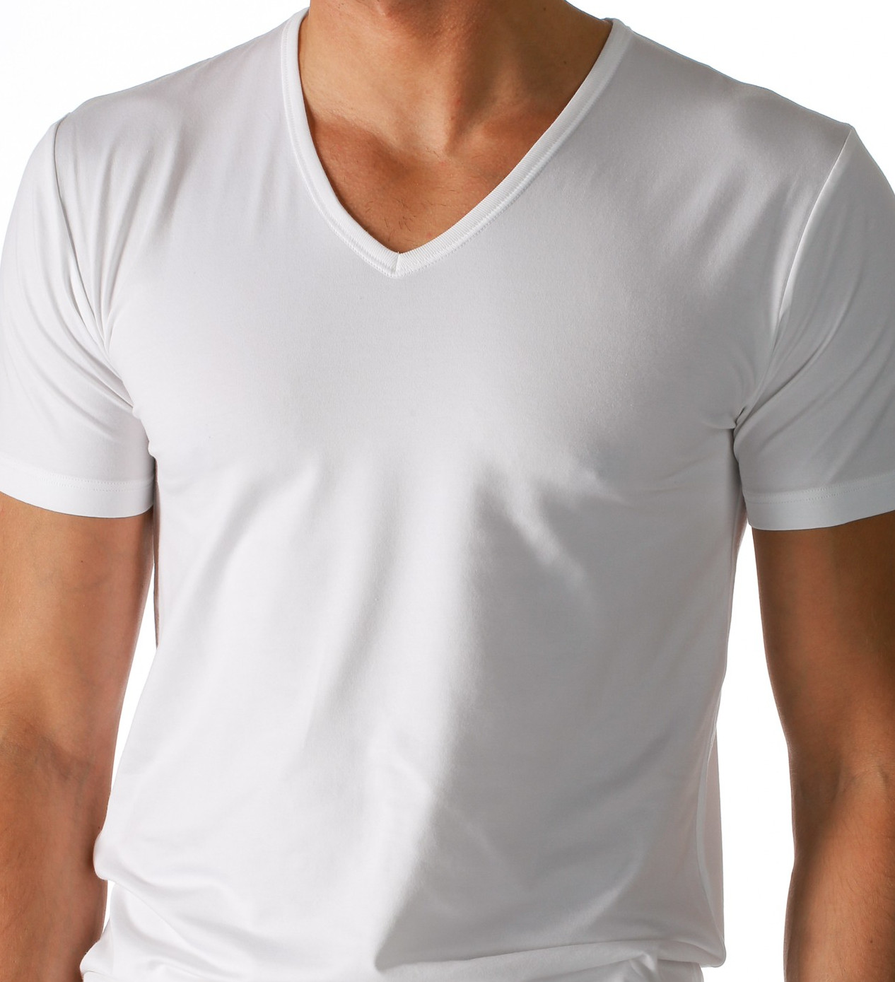 2er-Pack Mey Serie Dry Cotton Herren V-Neck Shirt