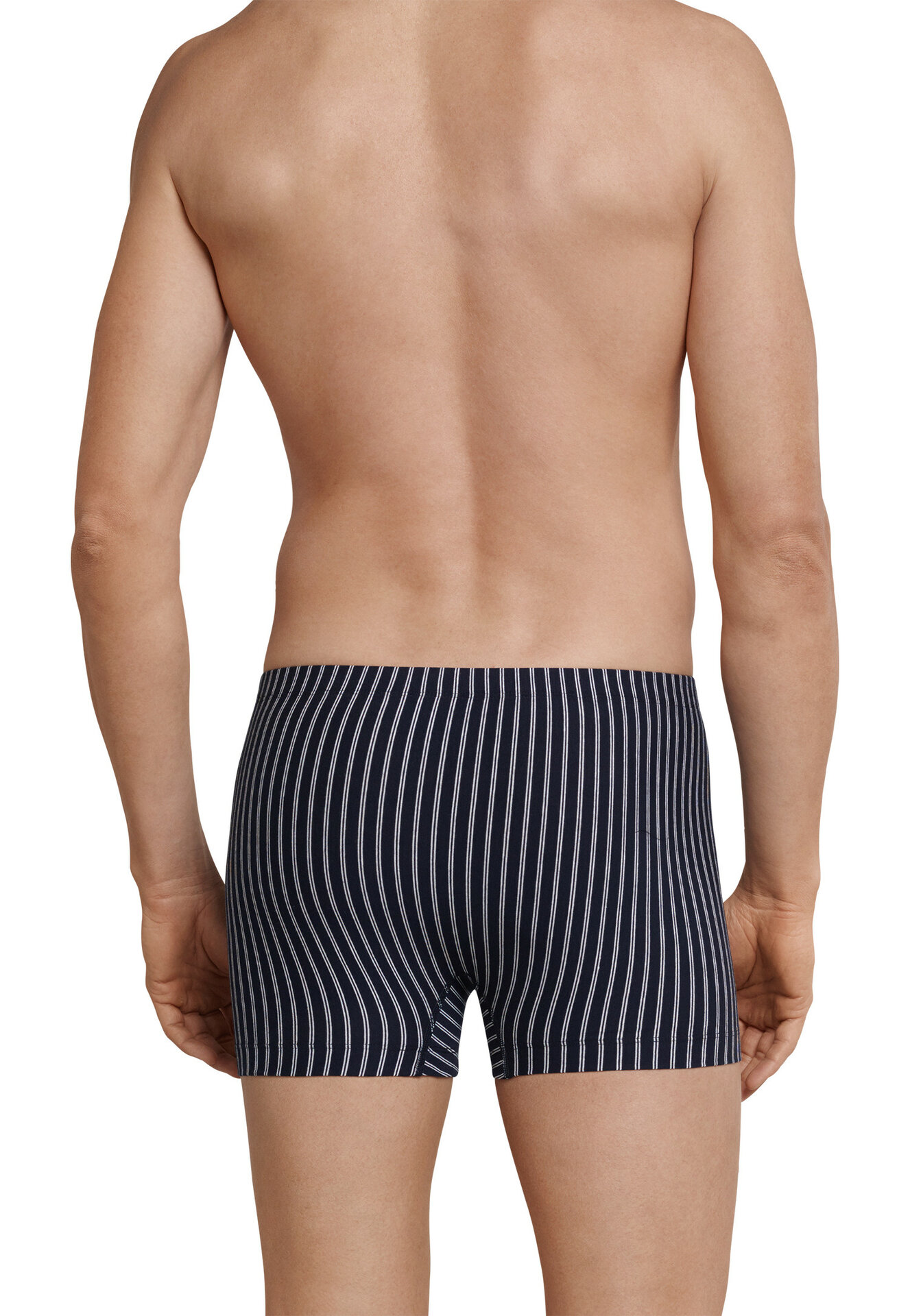 159614-803_back-Schiesser-selected-premium-inspiration-dunkelblaue-koerpernahe-Shorts-fuer-Herren Schiesser Day and Night Herren Shorts
