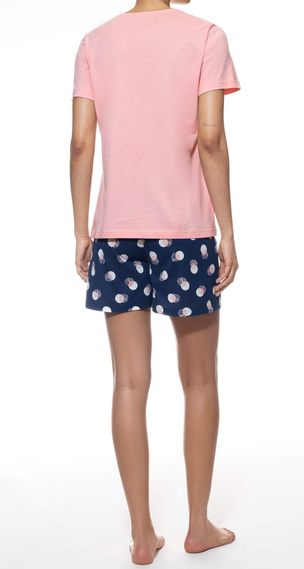 Mey Serie Scribbled Dots Damen Anzug kurz